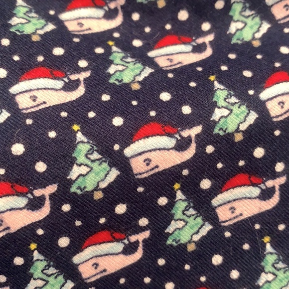 EUC Vineyard Vines Santa Whales Christmas Pajama Pants XXS. (0-2) - Picture 9 of 9
